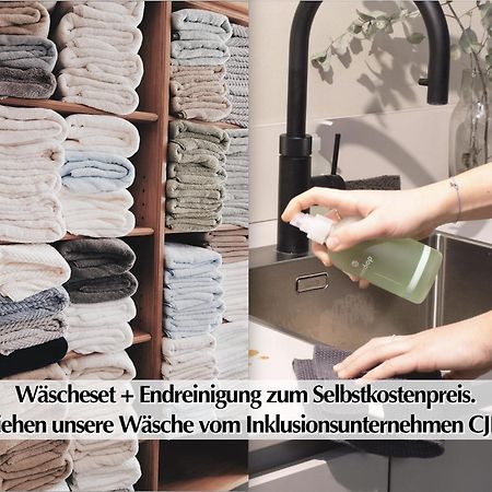 80M2 3R Wohnung Mit Privatem Parkplatz, Kingsize Betten, Smart-Tv, Etc エアフルト エクステリア 写真