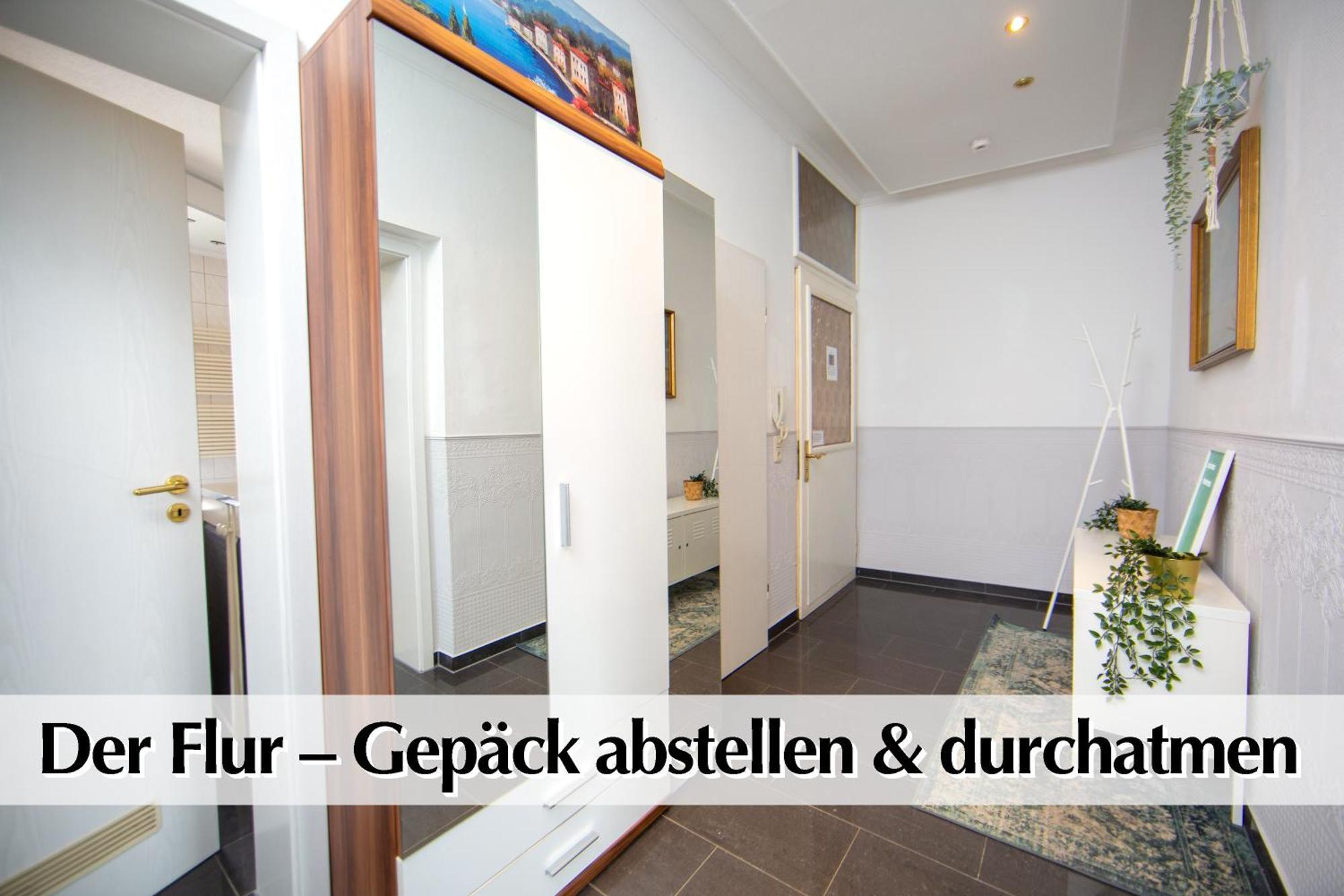 80M2 3R Wohnung Mit Privatem Parkplatz, Kingsize Betten, Smart-Tv, Etc エアフルト エクステリア 写真