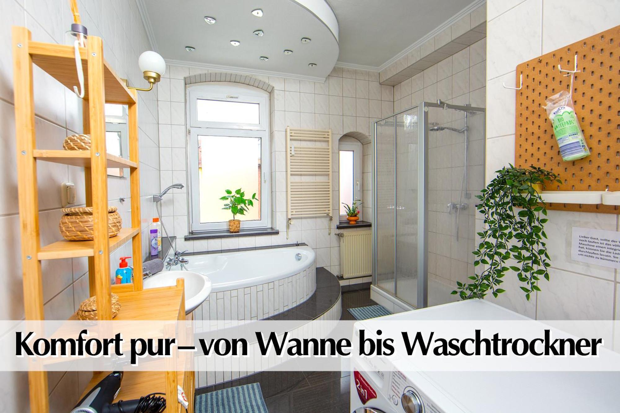 80M2 3R Wohnung Mit Privatem Parkplatz, Kingsize Betten, Smart-Tv, Etc エアフルト エクステリア 写真